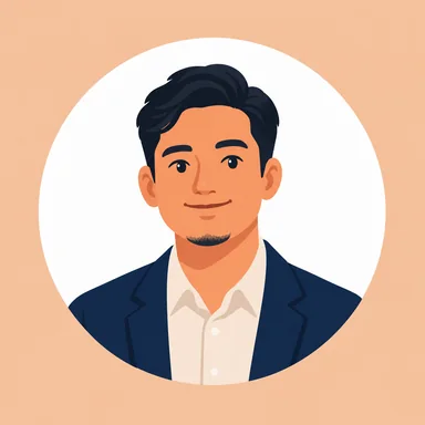 Stylized avatar illustration for Azhari; not a photograph.
