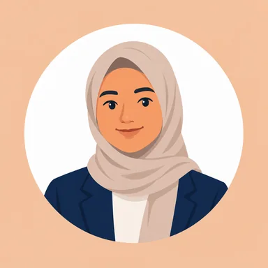 Stylized avatar illustration for Nurlaili; not a photograph.
